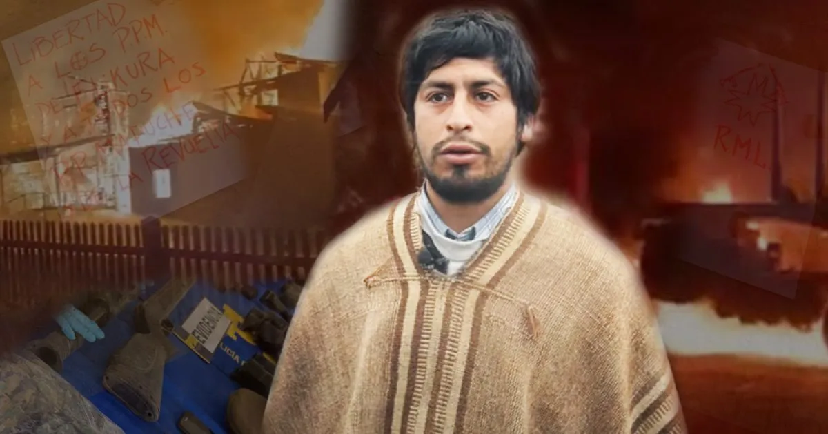 Federico Astete: el terrorista mapuche que sembró el caos en La Araucanía finalmente cayó